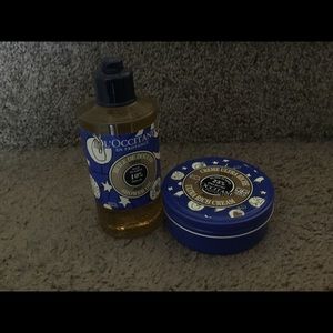 L’Occitane shower oil & body cream
